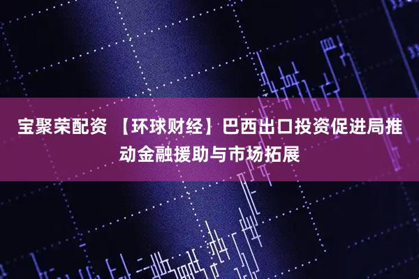 宝聚荣配资 【环球财经】巴西出口投资促进局推动金融援助与市场拓展
